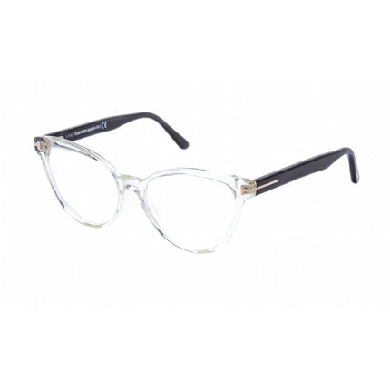 Tom Ford Men's Eyeglasses - Full Rim Crystal/Black Cat Eye Shape Frame | FT5639-B 026 ,