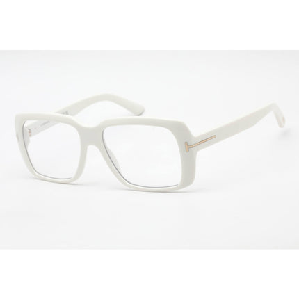 Tom Ford Men's Eyeglasses - Full Rim Rectangular Ivory Plastic Frame | FT5822-B 025 ,