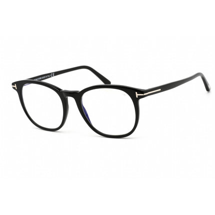 Tom Ford Men's Eyeglasses - Full Rim Shiny Black Rectangular Frame | FT5754-B 001 ,