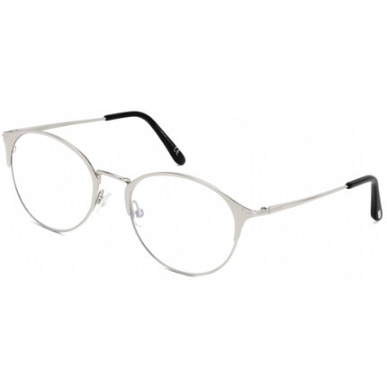 Tom Ford Men's Eyeglasses - Full Rim Shiny Palladium Round Shape Frame | FT5541-B 016 ,