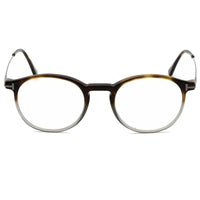 Tom Ford Men's Eyeglasses - Havana/Grey Full-Rim Round Plastic Frame | FT5759-B 056 ,