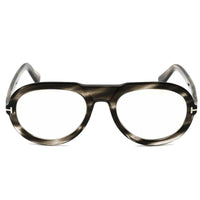 Tom Ford Men's Eyeglasses - Havana/Other Pilot Full-Rim Plastic Frame | FT5756-B 056 ,