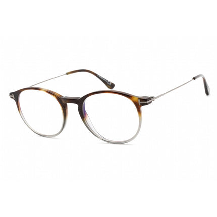 Tom Ford Men's Eyeglasses - Havana/Other Plastic Round Shape Frame | FT5759-B 056 ,