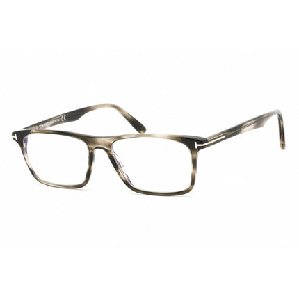 Tom Ford Men's Eyeglasses - Havana/Other Rectangular Frame, 56 mm | FT5681-B 056 ,