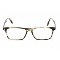 Tom Ford Men's Eyeglasses - Havana/Other Rectangular Frame, 56 mm | FT5681-B 056 ,