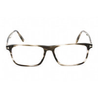 Tom Ford Men's Eyeglasses - Havana/Other Rectangular Plastic Frame | FT5681-F-B 056 ,