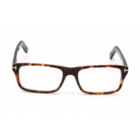 Tom Ford Men's Eyeglasses - Havanna Bunt Rectangular Plastic Frame | FT5663-B 055 ,