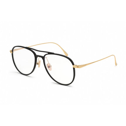 Tom Ford Men's Eyeglasses - Matte Black Aviator Metal Full-Rim Frame | FT5666-B 002 ,