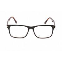 Tom Ford Men's Eyeglasses - Rectangular Black/Havana Plastic Frame | FT5752-F-B 005 ,