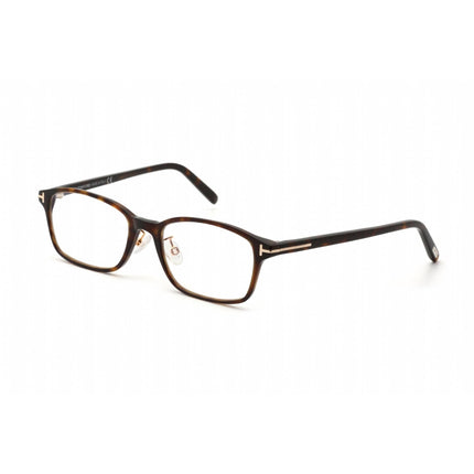 Tom Ford Men's Eyeglasses - Rectangular Dark Havana Plastic Frame | FT5647-D-B 052 ,