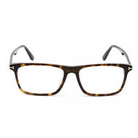 Tom Ford Men's Eyeglasses - Rectangular Dark Havana Plastic Frame | FT5681-F-B 052 ,