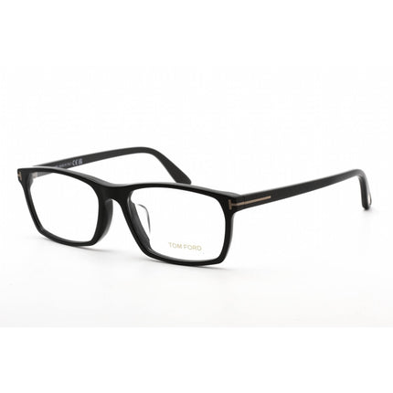 Tom Ford Men's Eyeglasses - Rectangular Shape Matte Black Plastic Frame | FT4295 002 ,