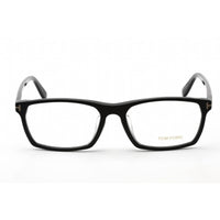 Tom Ford Men's Eyeglasses - Rectangular Shape Matte Black Plastic Frame | FT4295 002 ,