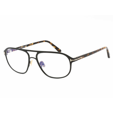 Tom Ford Men's Eyeglasses - Shiny Black Navigator Full-Rim Metal Frame | FT5751-B 001 ,