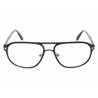 Tom Ford Men's Eyeglasses - Shiny Black Navigator Full-Rim Metal Frame | FT5751-B 001 ,