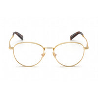 Tom Ford Men's Eyeglasses - Shiny Deep Gold Oval Metal Full-Rim Frame | FT5749-B 030 ,