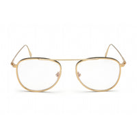 Tom Ford Men's Eyeglasses - Shiny Deep Gold Pilot Metal Full-Rim Frame | FT5691-B 030 ,