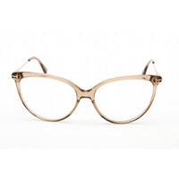 Tom Ford Men's Eyeglasses - Shiny Light Brown Cat Eye Plastic Frame | FT5688-B 045 ,