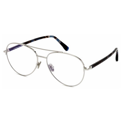 Tom Ford Men's Eyeglasses - Shiny Palladium Aviator Full-Rim Frame | FT5684-B 016 ,