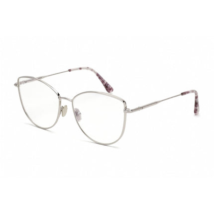 Tom Ford Men's Eyeglasses - Shiny Palladium Cat Eye Full-Rim Frame | FT5667-B 016 ,