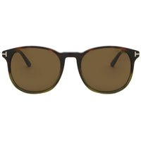 Tom Ford Men's Sunglasses - Ansel Green Havana Acetate Full-Rim Frame | FT0858 56J ,