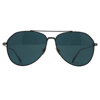 Tom Ford Men's Sunglasses - Cyrus Glossy Black Frame Blue Green Lenses | FT07476201V ,