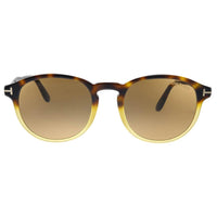 Tom Ford Men's Sunglasses - Dante Brown Lens Light Havana Metal Frame | FT08345255E ,
