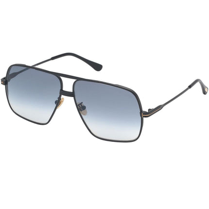 Tom Ford Men's Sunglasses - Frankie Gradient Blue Lens Metal Frame | FT0735-H 6201W ,