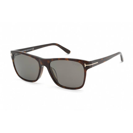 Tom Ford Men's Sunglasses - Full Rim Dark Havana Plastic Rectangular | FT0698-F 52D ,