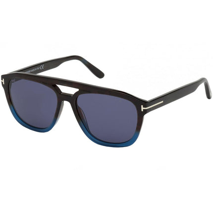 Tom Ford Men's Sunglasses - Gerrard Blue Lens Coloured Havana Frame | FT0776 5455V ,