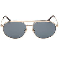 Tom Ford Men's Sunglasses - Gio Blue Lens Rose Gold Metal Frame | FT0772 6128V ,