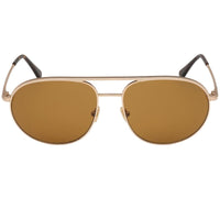 Tom Ford Men's Sunglasses - Gio Brown Lens Matte Rose Gold Frame | FT0772 6129E ,