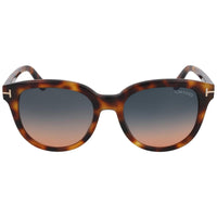 Tom Ford Men's Sunglasses - Olivia-02 Gradient Teal Lens Acetate Frame | FT0914 53P ,