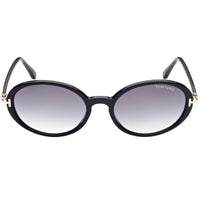 Tom Ford Men's Sunglasses - Raquel-02 Gradient Smoke Lens Shiny Black | FT0922 01B ,