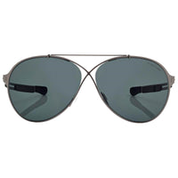 Tom Ford Men's Sunglasses - Rocco Dark Ruthenium and Matte Black Frame | FT08286212V ,