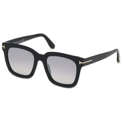Tom Ford Men's Sunglasses - Sari Grey Gradient Lenses Shiny Black Frame | FT06905201C ,