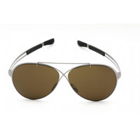 Tom Ford Men's Sunglasses - Shiny Light Ruthenium Metal Aviator Frame | FT0828 14J ,