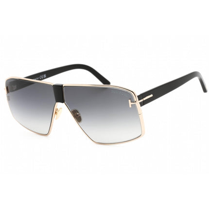 Tom Ford Men's Sunglasses - Shiny Rose Gold Frame Gradient Smoke Lens | FT0911 28B ,