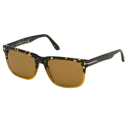 Tom Ford Men's Sunglasses - Stephenson Dark Havana Frame Brown Lenses | FT07755656E ,