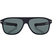 Tom Ford Men's Sunglasses - Todd Black Square Plastic Frame Green Lens | FT08805902V ,