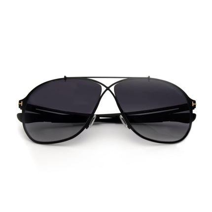 Tom Ford Orson Shiny Black & Gradient Smoke Square Sunglasses FT0829-6101B ,