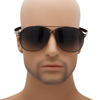 Tom Ford Orson Shiny Black & Gradient Smoke Square Sunglasses FT0829-6101B ,