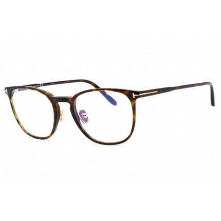 Tom Ford Unisex Eyeglasses - Adjustable Nose Pads Havana Round Frame | FT5700-B 052 ,