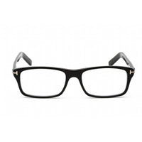 Tom Ford Unisex Eyeglasses - Black Plastic Rectangular Shape Frame | FT5663-B 001 ,