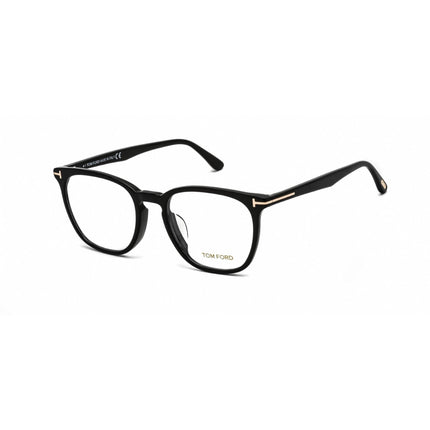 Tom Ford Unisex Eyeglasses - Clear Lens Square Black Acetate Frame | FT5506-F 001 ,