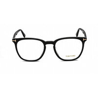 Tom Ford Unisex Eyeglasses - Clear Lens Square Black Acetate Frame | FT5506-F 001 ,