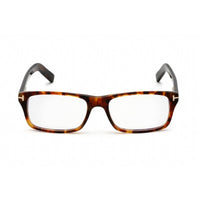 Tom Ford Unisex Eyeglasses - Coloured Havana Plastic Rectangular Frame | FT5663-B 055 ,