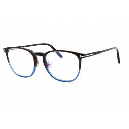 Tom Ford Unisex Eyeglasses - Full Rim Colored Havana Round Shape Frame | FT5700-B 055 ,