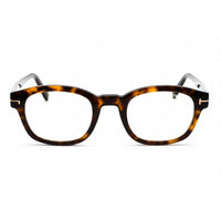 Tom Ford Unisex Eyeglasses - Full Rim Dark Havana Plastic Rectangular | FT5808-B 052 ,