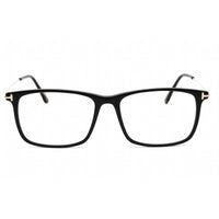 Tom Ford Unisex Eyeglasses - Full Rim Shiny Black Acetate Rectangular | FT5758-B 001 ,